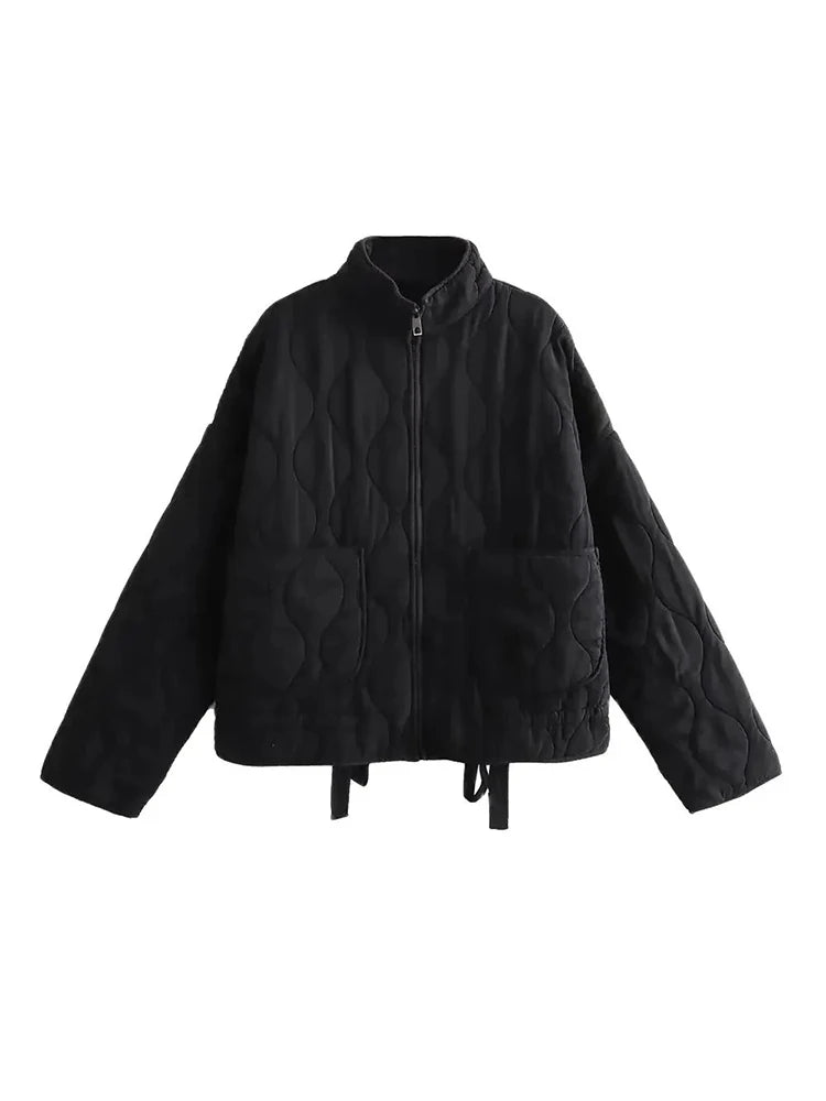 Una | Dame Casual Vinter Quiltet Jakke