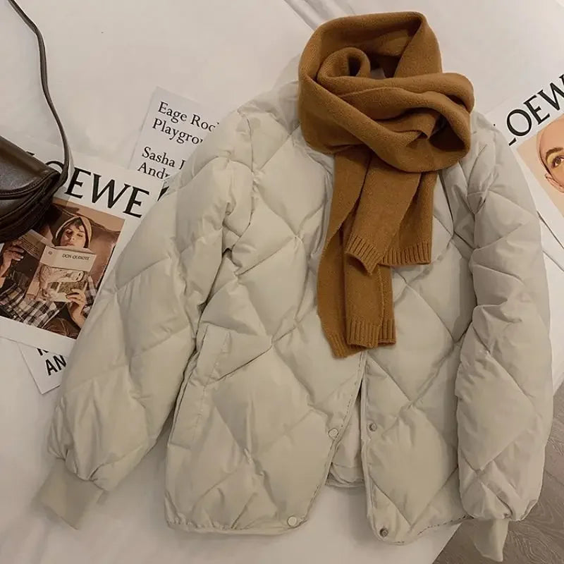 Nora | Damens Vinter Quilted Puffer Jakke