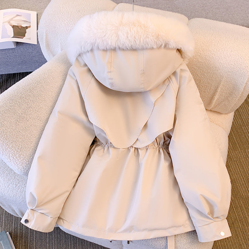 Lissy | Kvinder Faux Fur Hætte Vinterjakke