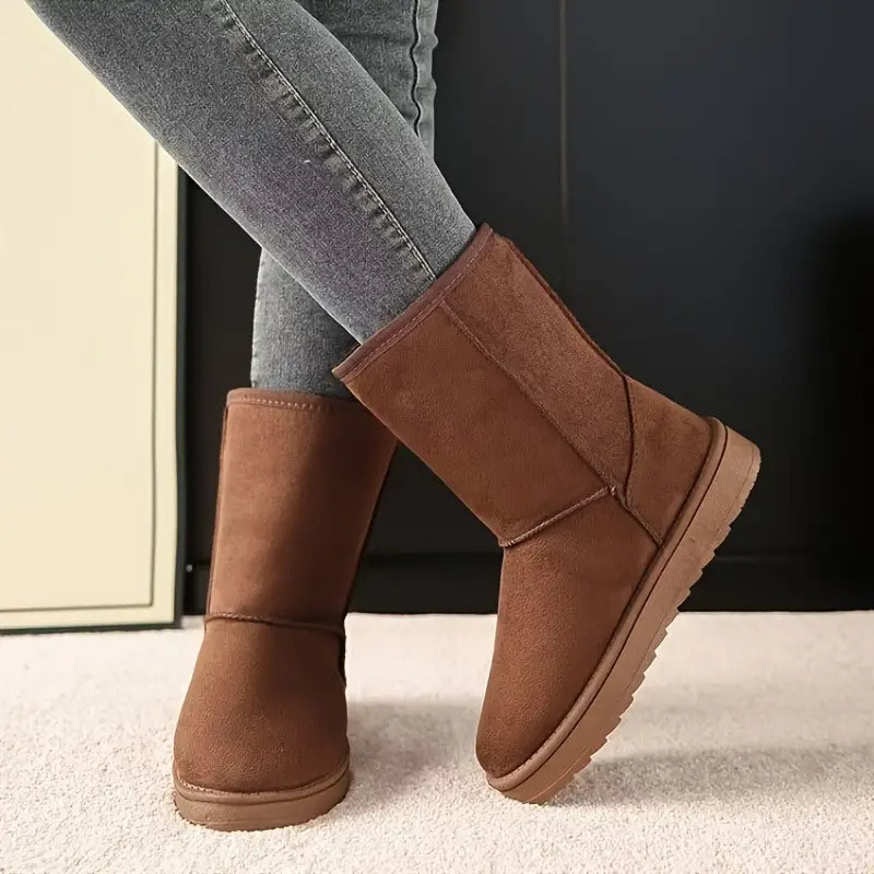 Sara | Kvinders Vinter Slip-On Støvler