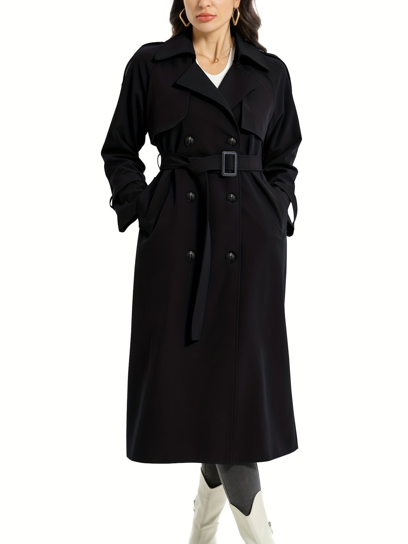Monika | Dame Trenchcoat med Bælte