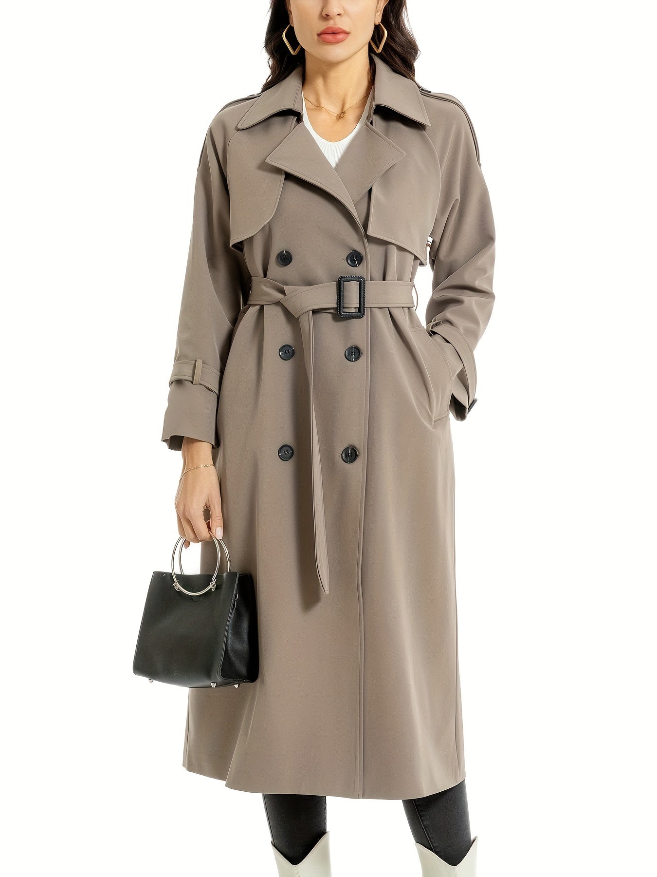 Monika | Dame Trenchcoat med Bælte