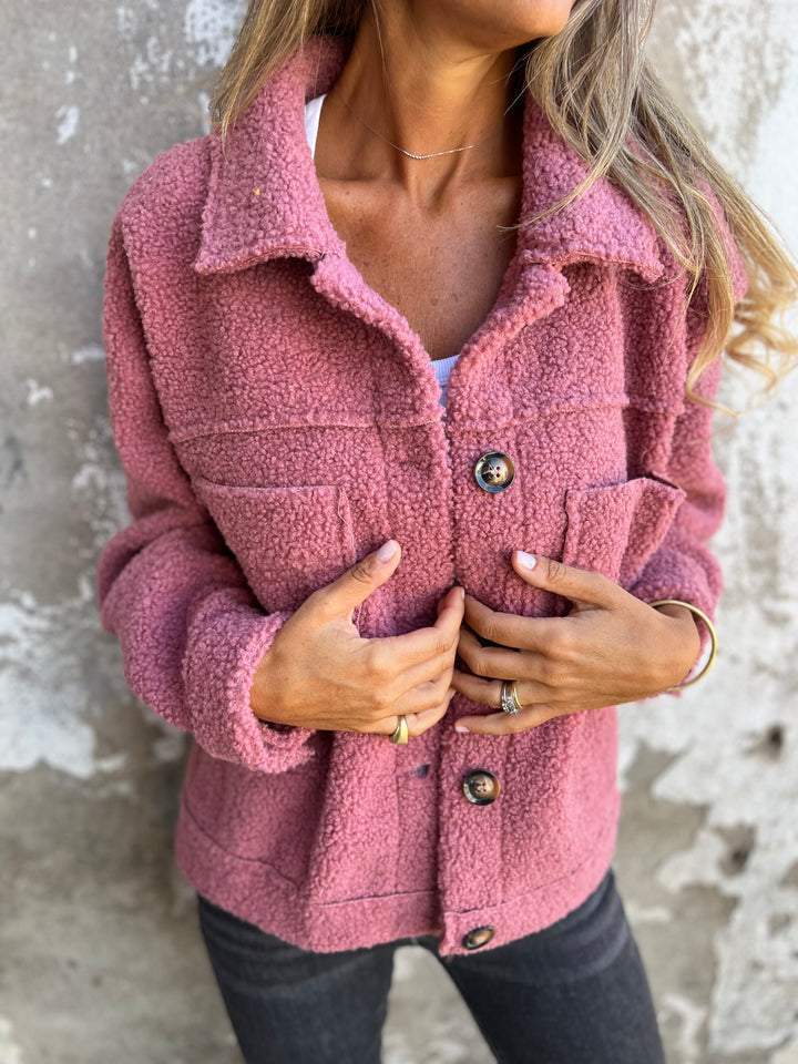 Louise | Dame Casual Vinter Sherpa Jakke
