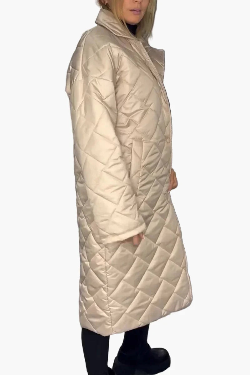 Karina | Kvinders Polstret Mellemlang Hyggelig Frakke