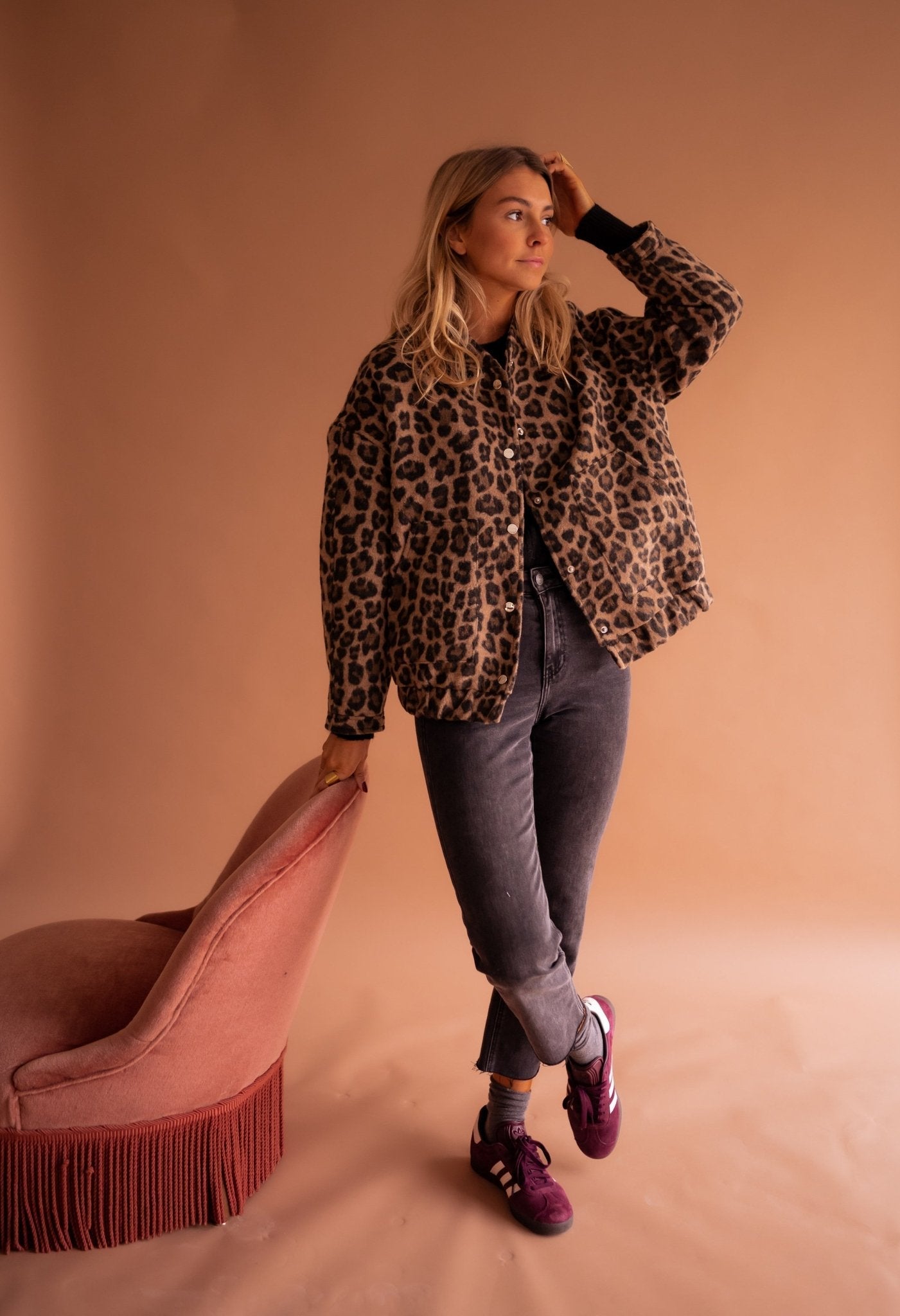 Freja – Vilma Leopardjakke