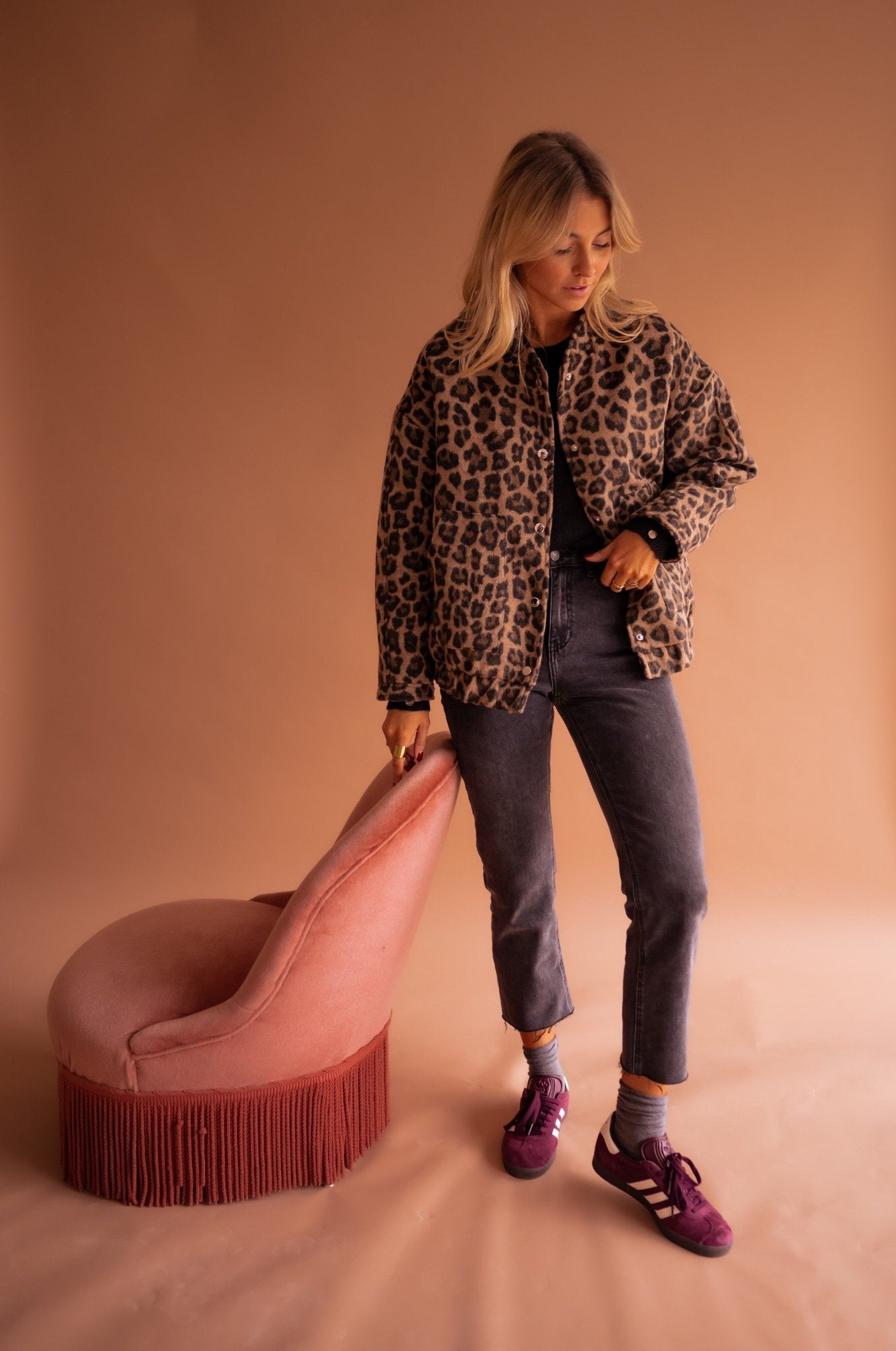 Freja – Vilma Leopardjakke