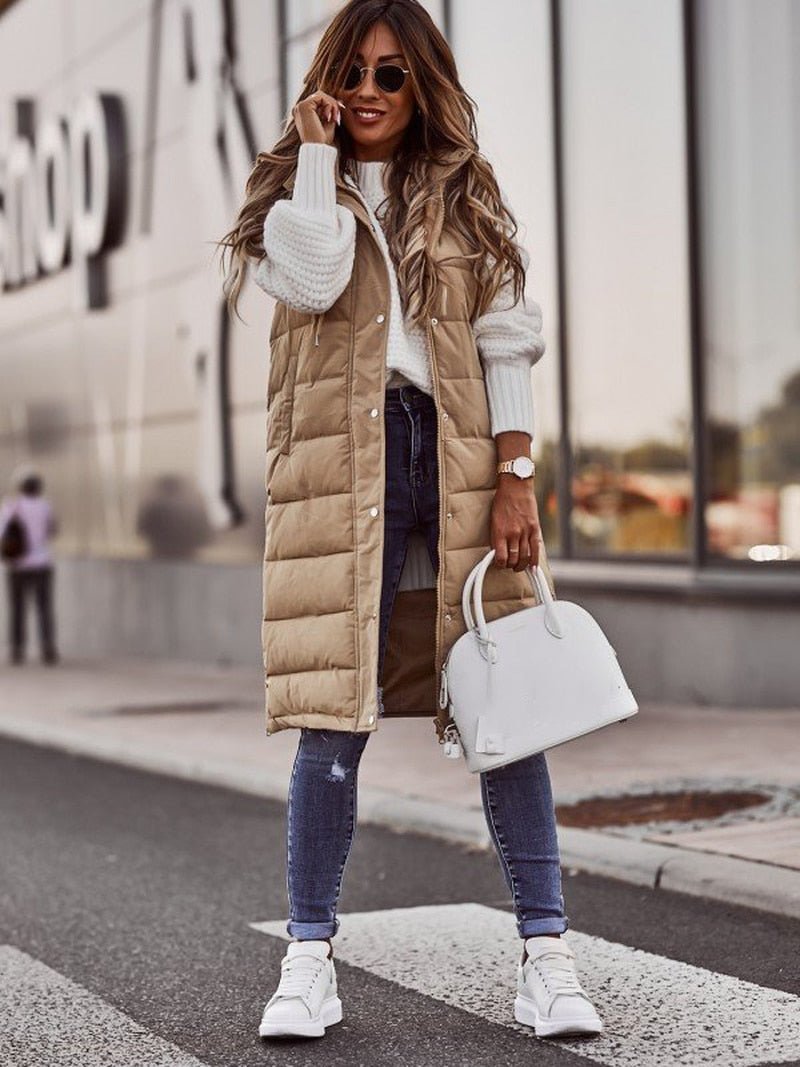 Bent | Trendy Oversized Puffer Vest til Kvinder