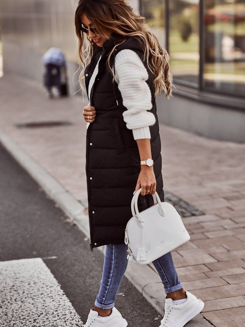 Bent | Trendy Oversized Puffer Vest til Kvinder