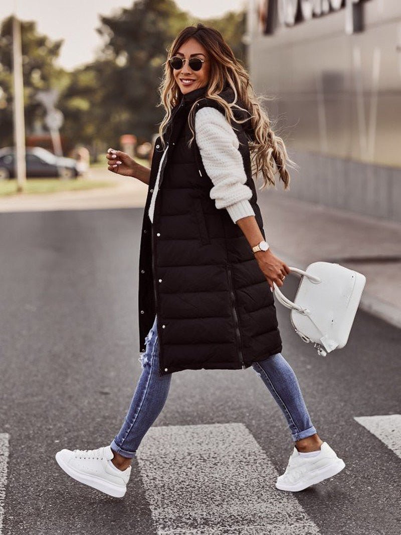 Bent | Trendy Oversized Puffer Vest til Kvinder