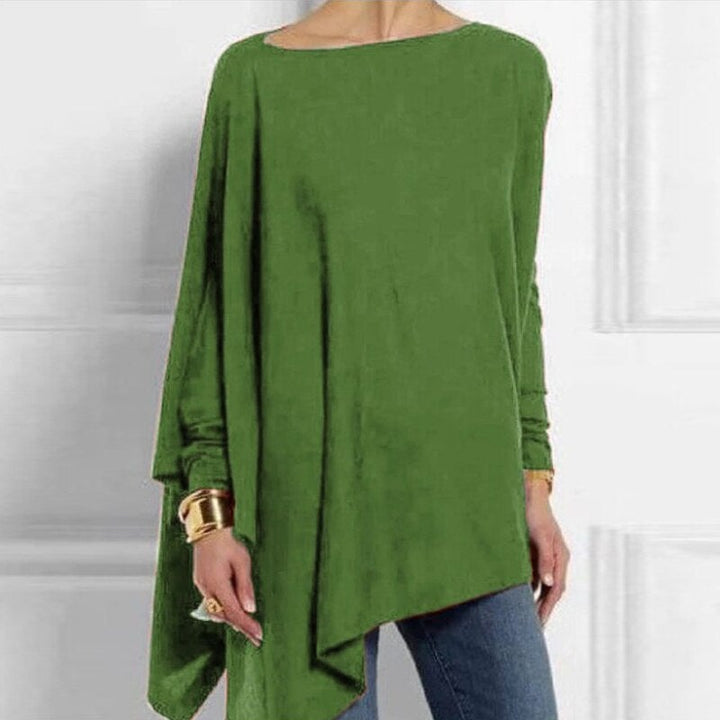 Helga | Kvinders Vinter Asymmetrisk Loose-Fit Top